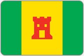 Vlag Kollumerzwaag - 100 x 150 cm - Polyester