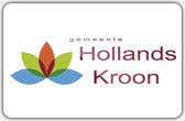 Vlag gemeente Hollands Kroon - 150 x 225 cm - Polyester