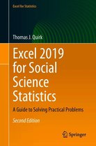 Excel for Statistics - Excel 2019 for Social Science Statistics