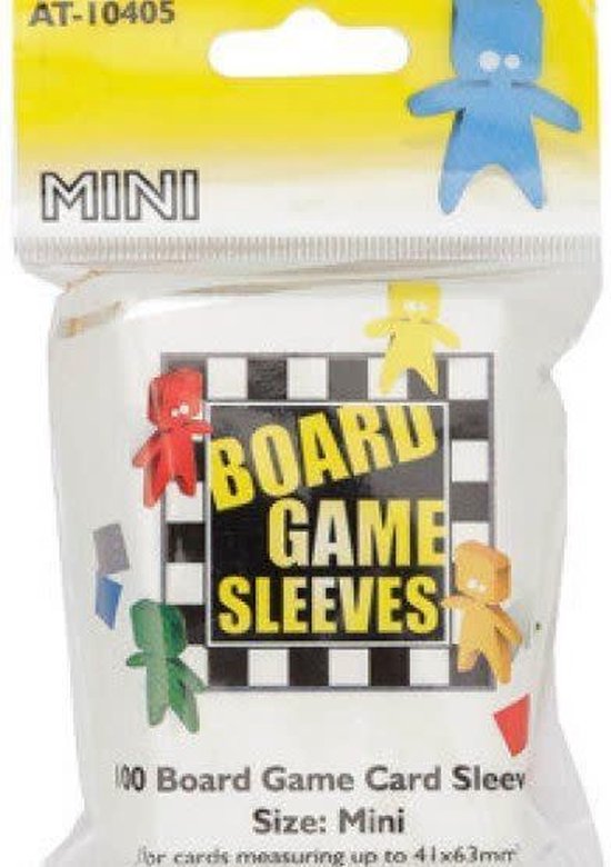 Afbeelding van het spel Board Game Sleeves: Mini (41x63mm) - 100 stuks