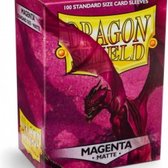 Dragon Shield Card Sleeves: Standard Matte Magenta (63x88mm) - 100 stuks
