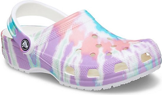 Crocs - Kids Classic Tie-Dye Graphic - Kids Clogs - 34 - 35 - Multi |  bol.com