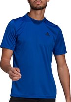 adidas Sportshirt - Maat L  - Mannen - blauw