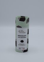 100% natuurlijke deodorant met houtskool en eucalyptus - vegan en tube in gerecycleerd karton