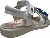 Naturino velcro multi bloemen lederen sandalen 6045 wit mt 35