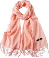 - Dunne - Stijlvol - Comfortabel - Sjaal - Pashmina - Unisex - Cashmere - Kasjmier - 200X70cm - Zalm - Roze -