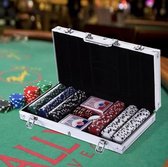 Pokerset - Professionele pokerset - Exclusieve pokerset - Hoogwaardige kwaliteit fiches - High end pokerset - Poker - 300 chips - XL set - Inclusief koffer - NEW LINE - LIMITED EDITION