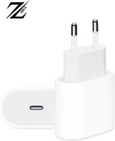 ZORIX® - USB-C adapter 20W Snellader - Fast Charger-Geschikt voor iphone 12 Mini, Pro, Pro Max