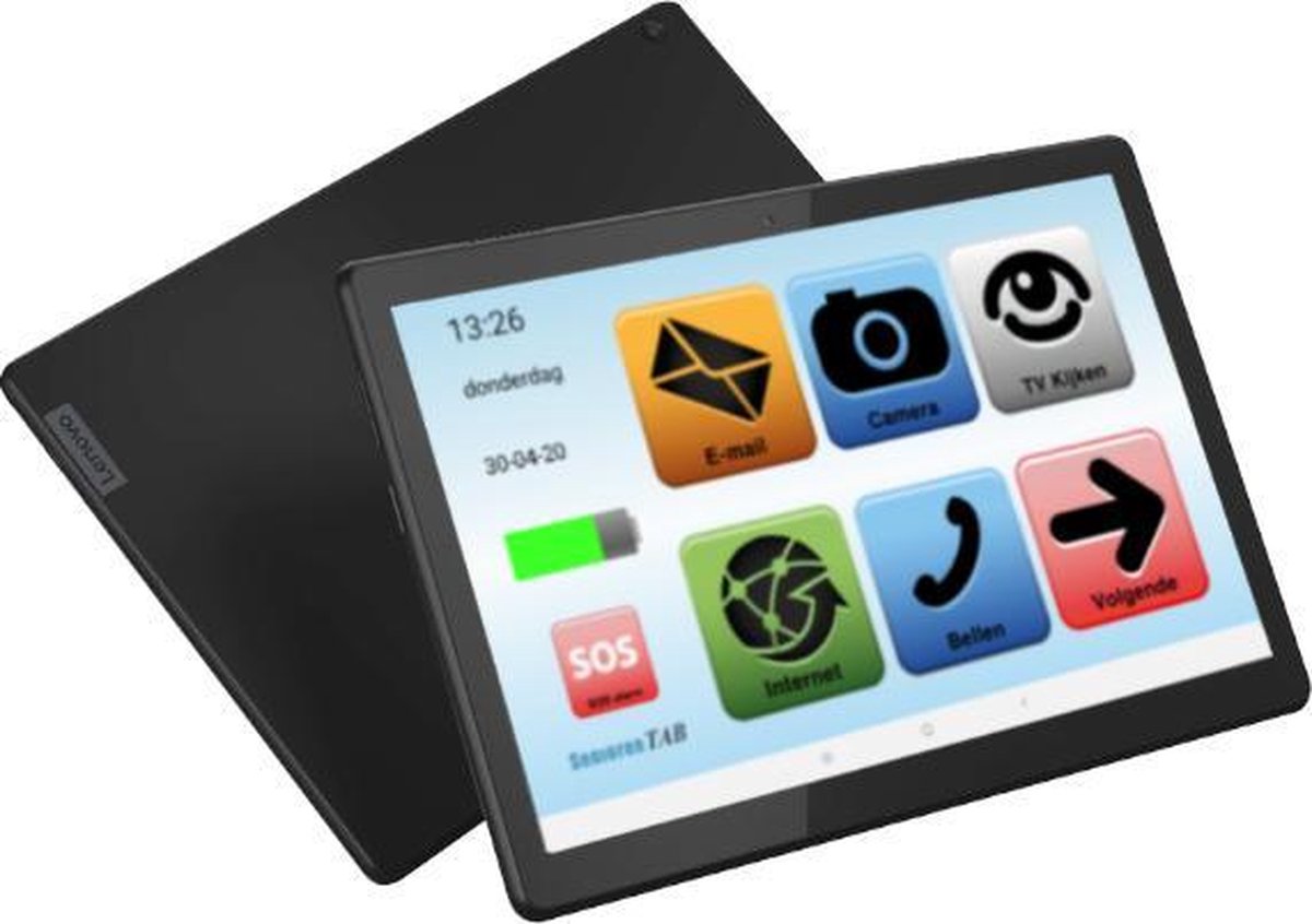 SeniorenTab Tablet 32GB Wifi 10.1 inch scherm Senioren tablet op basis van...