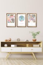 Hout Poster Good Luck Be Happy Hello 2