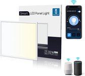 Aigostar LED Plafondlamp - Slimme LED paneel - 32W - 2.4 Ghz WIFI CCT - Appbesturing - iOS & Android - Smart Home- 3000K-6500K