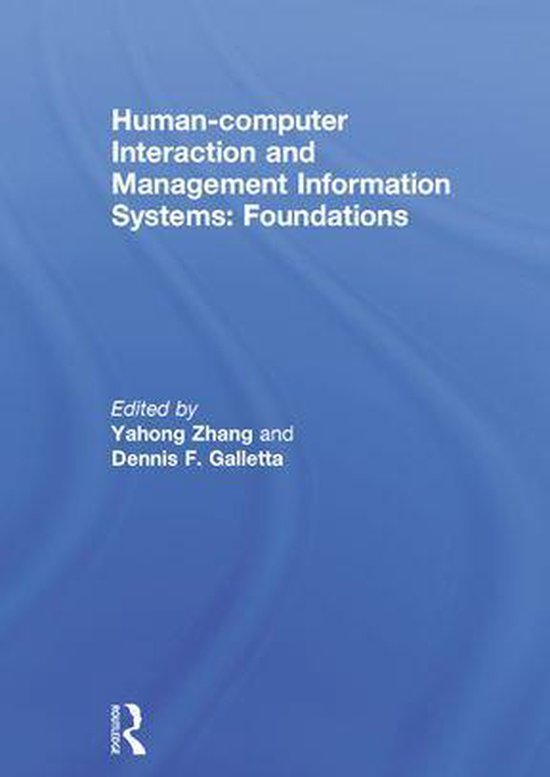 Human-computer Interaction and Management Information System ... - cover