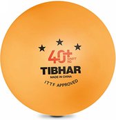 Tibhar 3*** STAR 40+ - 3 Tafeltennis ballen - Competitie - SYNTT NG - Oranje