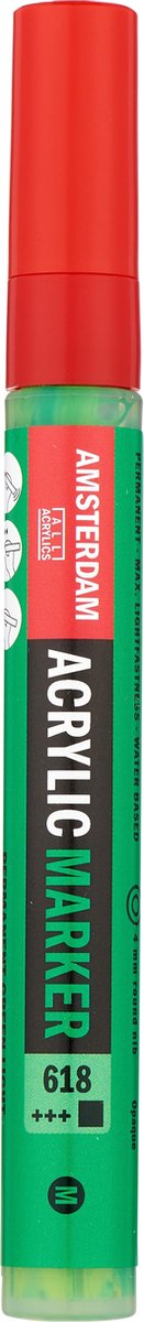 Amsterdam Markers 4 mm Permanentgroen Licht 618