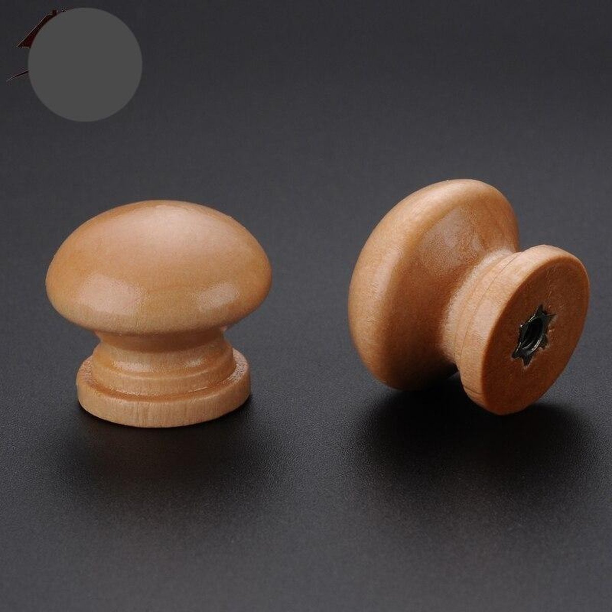 WEICHUAN 10 stuks onafgewerkte houten ladeknoppen trekken handgrepen - keukenkasten meubels dressoir kast kast lade knoppen trekt handgrepen (5 inch gat centra