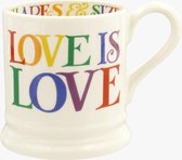 Emma Bridgewater Mug 1/2 pinte Rainbow en-ciel Toast Love is Love