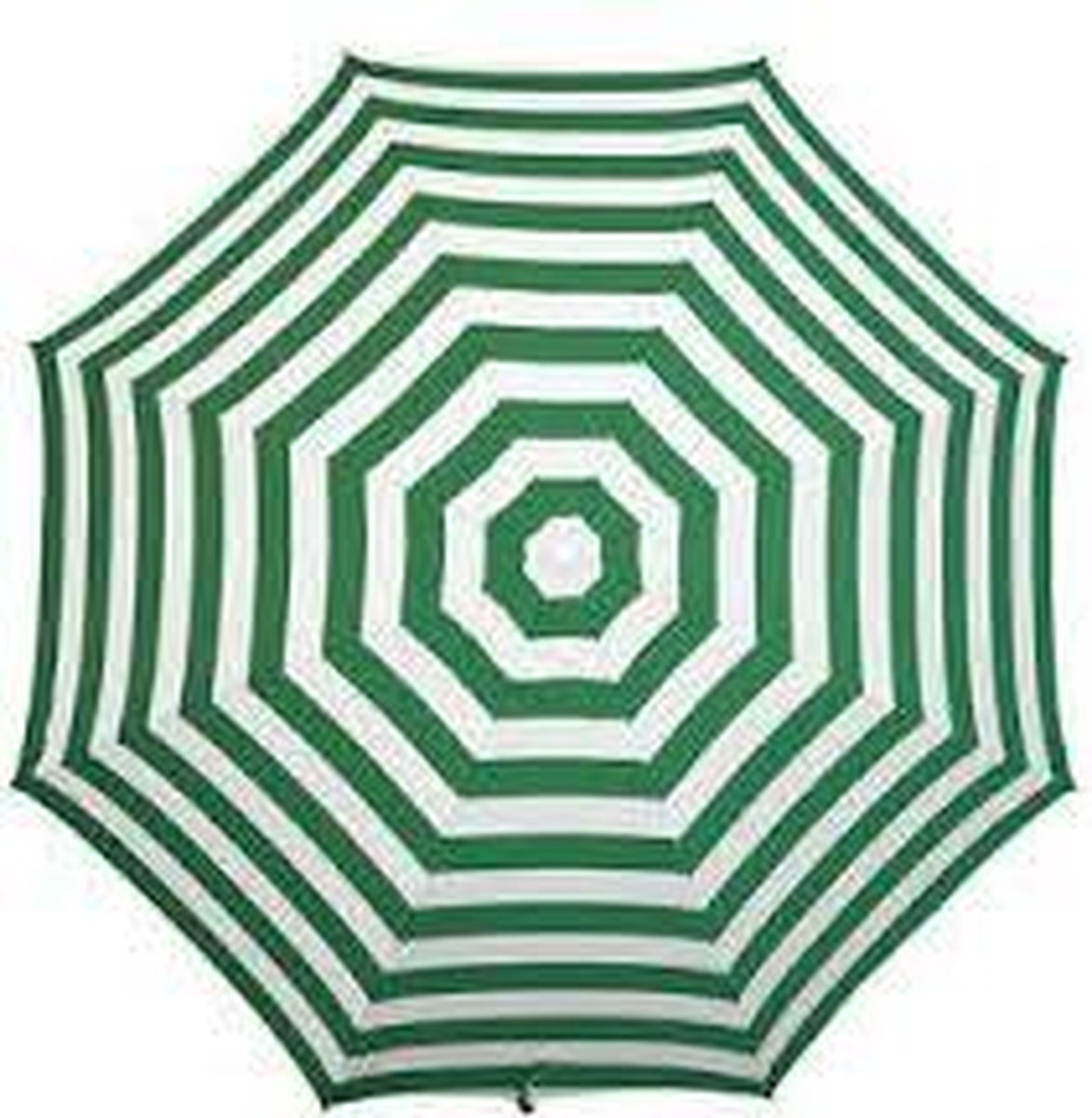 Banz - UV Strand parasol - 165/200cm x 180cm - Groen/Wit gestreept -  UPF50+... | bol.com