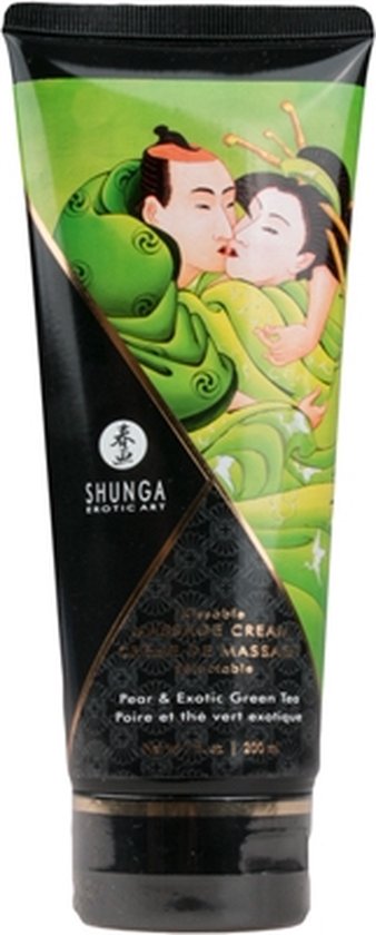 Shunga - Massage Crème - Pear & Exotic Green Tea