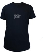 Yada Yada be awesome - Unisex T-Shirt zwart  - Maat XL - Games - Design - Designnation
