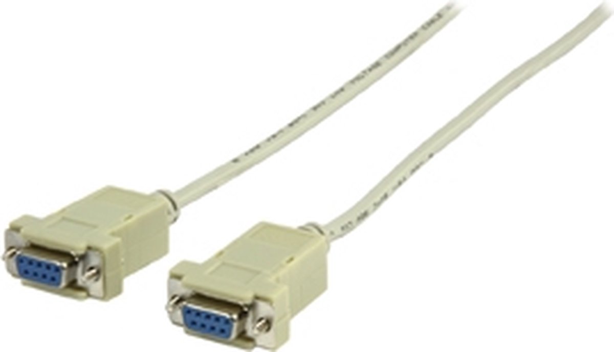 Valueline CABLE-123 seriële kabel Grijs 1,8 m D-SUB 9
