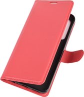 Mobigear Classic Telefoonhoesje geschikt voor HTC Desire 20 Pro Hoesje Bookcase Portemonnee - Rood