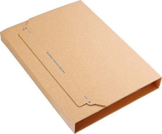 verpacking Kartonnen Verzendzakjes Bruin 175 x 250 mm - A5 [Grootte en Aantal Kiesbaar] Kartonnen Verzendzak Verzendzak Papier zelfklevend Verzenddozen van Golfkarton 500 Stuks