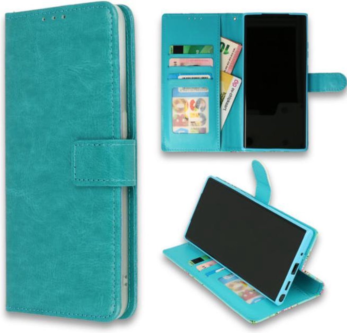 TF Cases | Samsung Galaxy M20 | Turquoise | Bookcase | High Quality