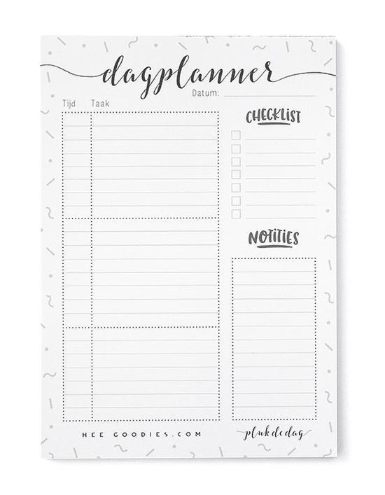 Planificateur journalier - Daily Planner