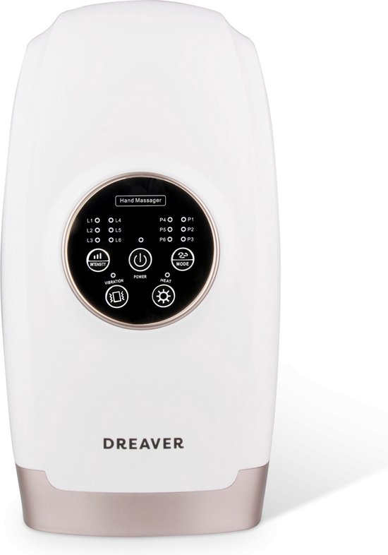 Dreaver RX4 Hand Massager - Handmassage apparaat - Reuma/RSI/Artrose en Gewrichtspijn - Handreflexologie - Draadloos