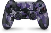 Playstation 4 Controller Skin Camouflage Paars Sticker