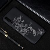 Let op type!! Lotus vijver geschilderd patroon zachte TPU geval voor Galaxy A70