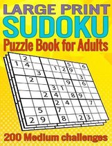 Large print Sudoku Puzzle book for adults