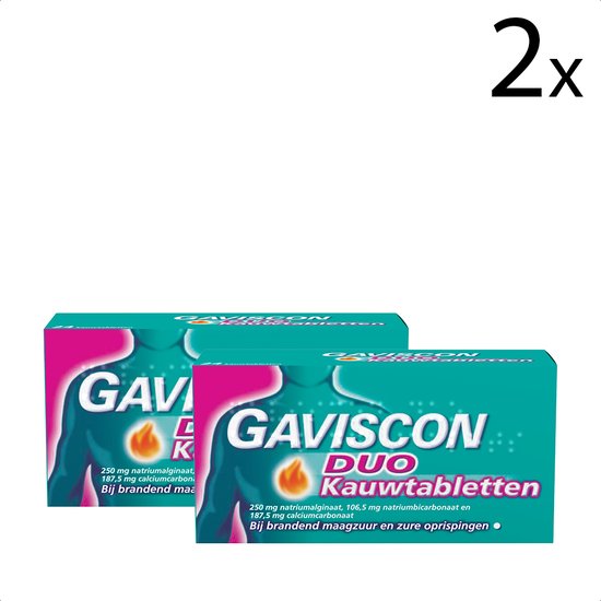 Gaviscon DUO Kauwtabletten 24 stuks x2 bol