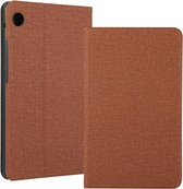 Voor Huawei MatePad T8 / C3 8 inch Voltage Craft Cloth TPU Horizontale Flip Leather Case met Houder (Bruin)