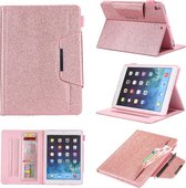 Voor iPad 10.2 inch Glitter Poeder Horizontale Flip Leren Case met Houder & Kaartsleuf & Fotolijst & Portemonnee (Roze)