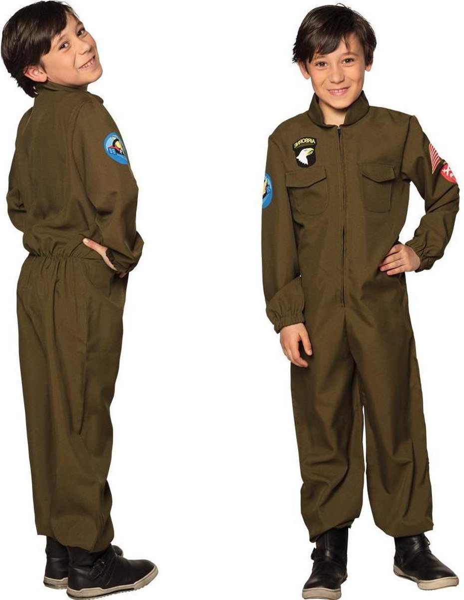 Combinaison Militaire Pilote de Chasse Enfant : Top Gun - déguiz-fêtes