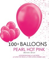 Wefiesta Ballonnen Parel 12 Cm Latex Roze 100 Stuks