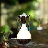 ✿ Brenlux - Aromadiffuser – Geurverspreider met rook – Aromalamp met wolkjes –Aroma luxe lamp – Led lamp vernevelaar – Draadloos - USB oplaadbaar – Aromatherapie - Luchtbevochtiger