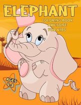 Elephant Coloring Book Awesome For Kids 4-8