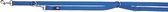 Trixie hondenriem premium dubbelgestikt verstelbaar royal blauw - 200x1 cm - 1 stuks
