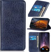 Magnetische Retro Crazy Horse Texture Horizontale Flip Leather Case voor Xiaomi Mi CC9e / Mi A3, met houder & kaartsleuven & portemonnee (blauw)