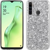 Voor OPPO Realme 5 glitterpoeder schokbestendige TPU-beschermhoes (zilver)