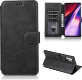 Voor Samsung Galaxy Note 10 Pro Kalf Textuur Magnetische Gesp Horizontale Flip Leren Case met Houder & Kaartsleuven & Portemonnee & Fotolijst (Zwart)