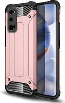 Voor Huawei Honor 30 Pro Magic Armor TPU + PC Combinatie Case (Rose Gold)