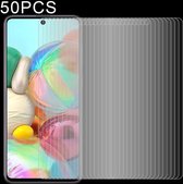 50 STKS 0.26mm 9H Oppervlaktehardheid 2.5D Explosieveilige Gehard Glas Niet-volledige Schermfilm Voor Galaxy A71