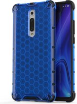 Voor Xiaomi Redmi K20 / K20 Pro / Mi 9T schokbestendige honingraat pc + TPU beschermhoes (blauw)