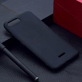 Voor Xiaomi Redmi 6A Candy Color TPU Case (zwart)