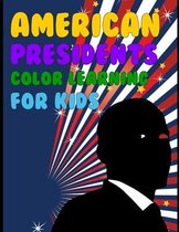 American Presidents Color Learning For Kids