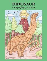 Dinosaur Coloring Scenes