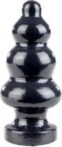 XXLTOYS - Arbusto - Plug - inbrenglengte 14.5 X 7 cm - Black -  Grote Buttplug - Made in Europe - voor Diehards only